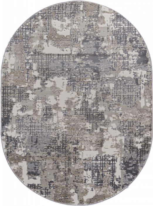 Ковер D737 - CREAM - Овал - коллекция ATLANTIS