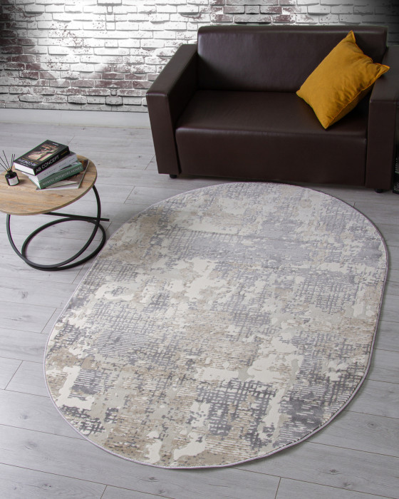 Ковер D737 - CREAM - Овал - коллекция ATLANTIS