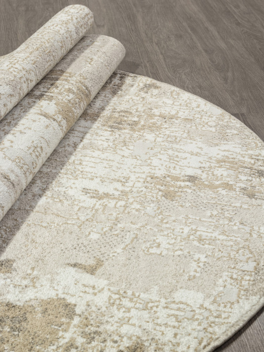 Ковер F218 - BEIGE - Овал - коллекция SIMIRA