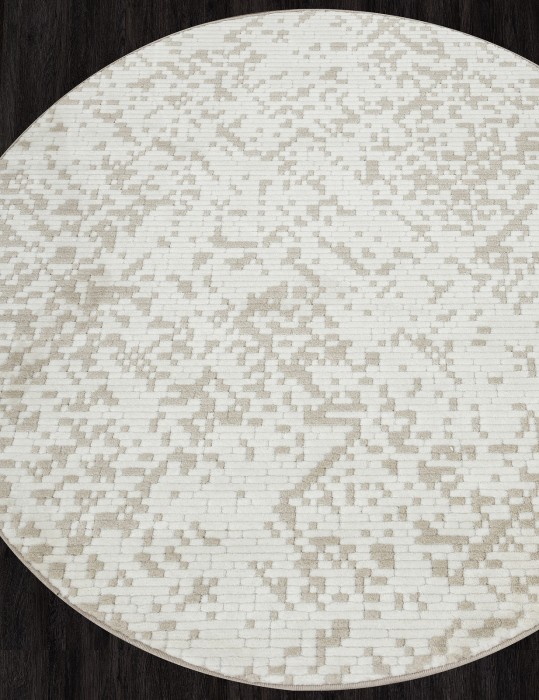 Ковер L040 - CREAM - Круг - коллекция MAKSIMUS
