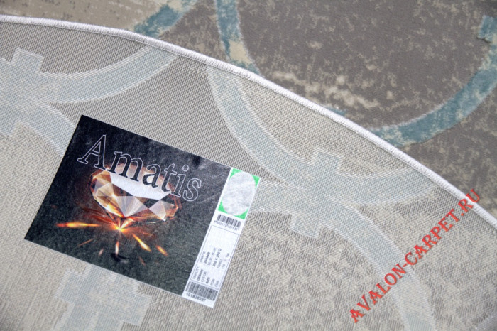 Ковер 36444B oval BLUE / BLUE