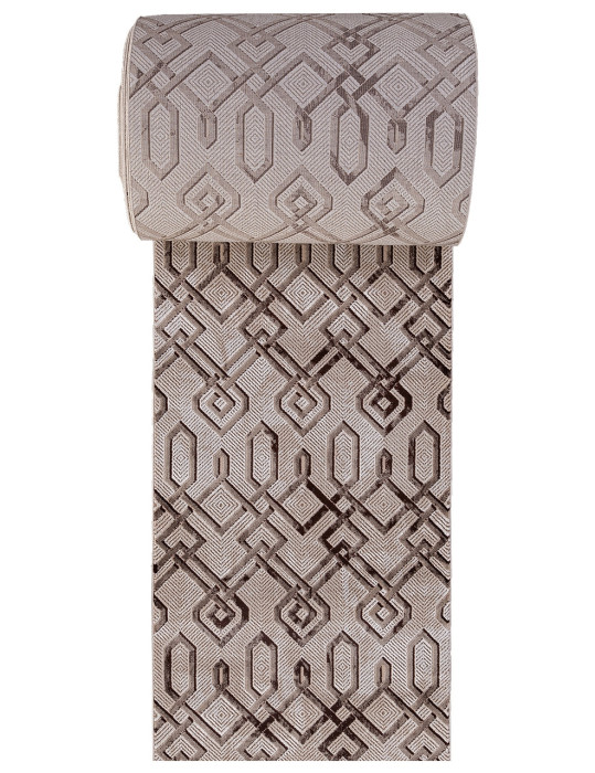 Ковер 04049B - DARK BROWN - Дорожка - коллекция ARMINA