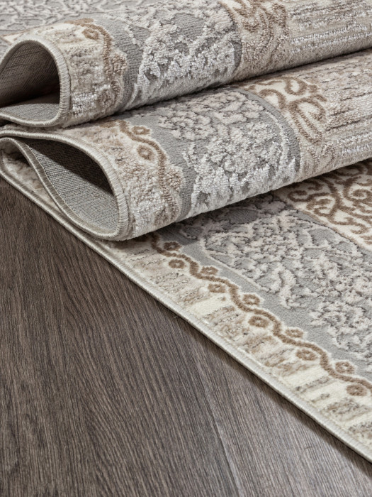 Ковер 26913A - GRY / D.BEIGE - Прямоугольник - коллекция MARMARIS