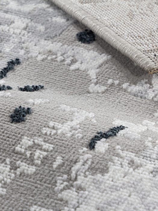 Ковер F282 - DARK GRAY - Дорожка - коллекция PALERMO