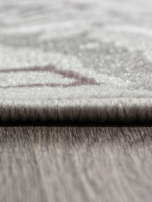 Ковер F389 - GRAY - Овал - коллекция SILVER