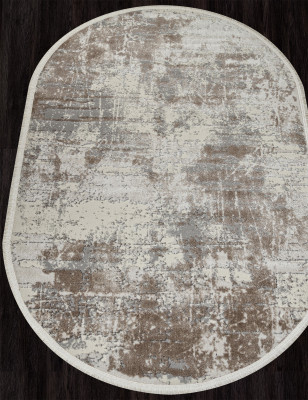 Ковер 26925A - GRY / D.BEIGE - Овал - коллекция MARMARIS