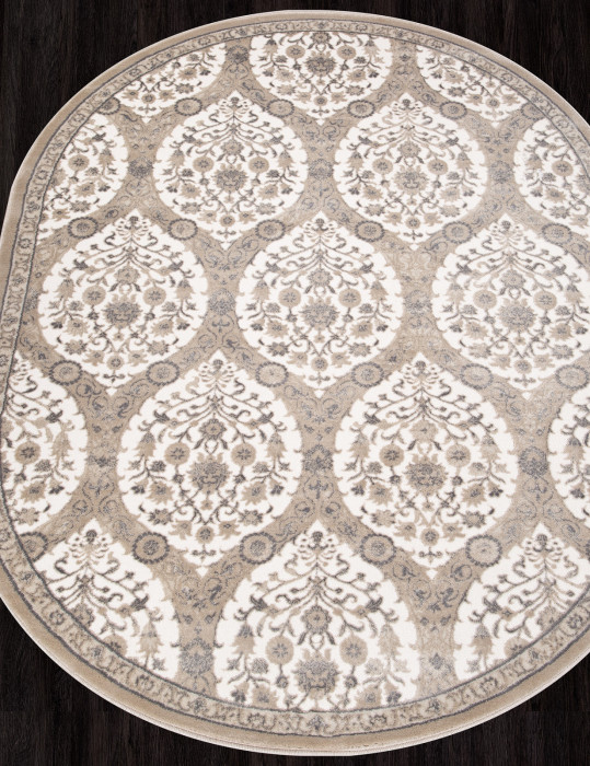 Ковер D740 - CREAM - Овал - коллекция ATLANTIS