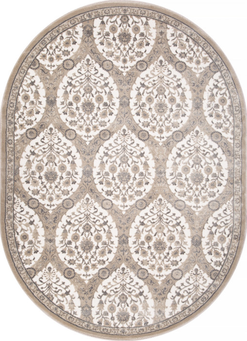 Ковер D740 - CREAM - Овал - коллекция ATLANTIS