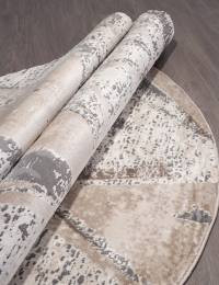 Ковер ARMINA ( АРМИНА ) 04022C - GREY / BROWN ( Круг )