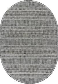 Ковер KAIR ( КАИР) S157 - DARK GRAY ( Овал )