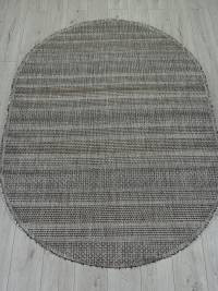Ковер KAIR ( КАИР) S157 - DARK GRAY ( Овал )