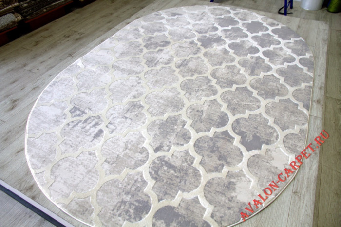 Ковер 36557A oval CREAM / CREAM