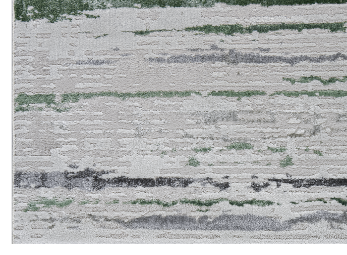 Ковер 38462A stan GREEN FLS / L.GREY