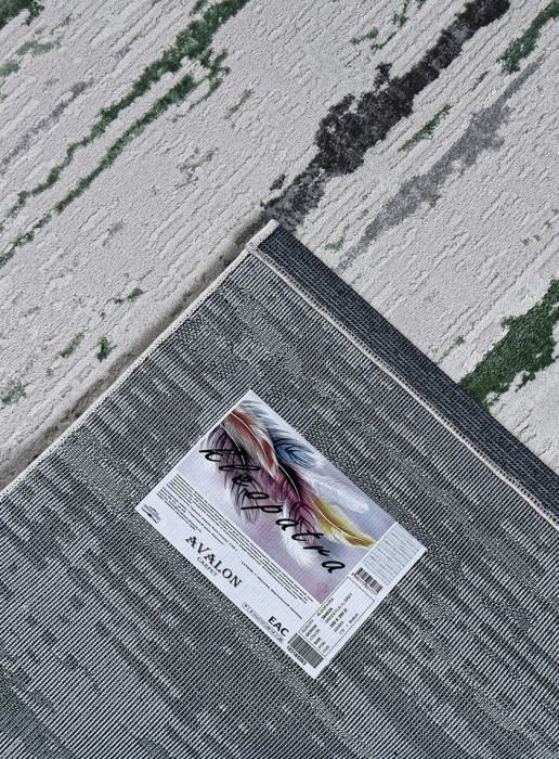 Ковер 38462A stan GREEN FLS / L.GREY