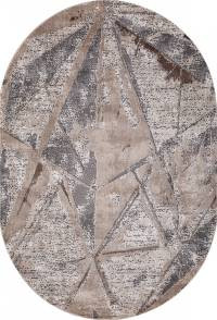Ковер ARMINA ( АРМИНА ) 04022C - GREY / BROWN ( Овал )