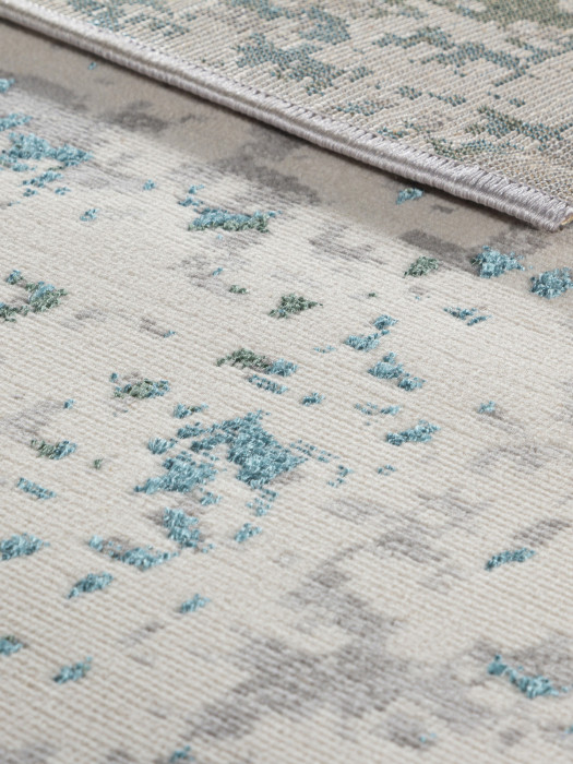 Ковер F477 - GRAY-BLUE - Дорожка - коллекция LIMAN