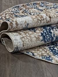 Ковер ANTEP ( АНТЕП ) O1699 - 630 CREAM / BLUE ( Овал )