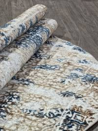 Ковер ANTEP ( АНТЕП ) O1699 - 630 CREAM / BLUE ( Овал )