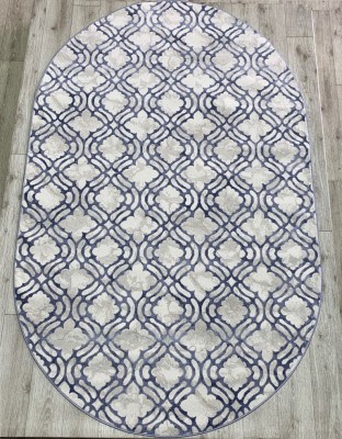 Ковер 36901J oval BLUE / BLUE