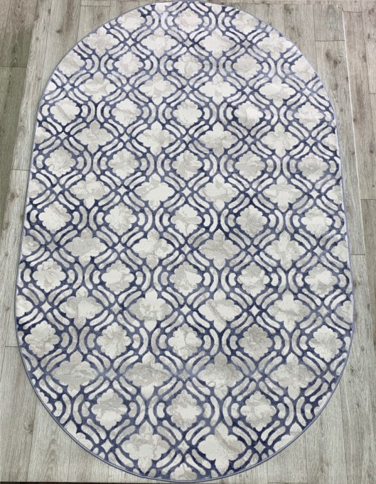 Ковер 36901J oval BLUE / BLUE