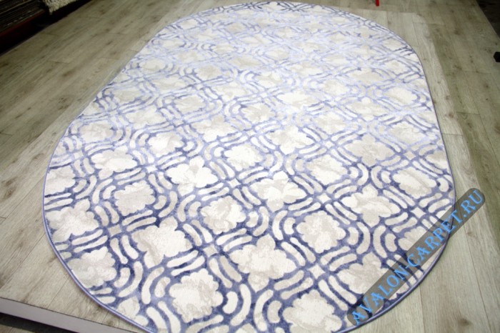 Ковер 36901J oval BLUE / BLUE