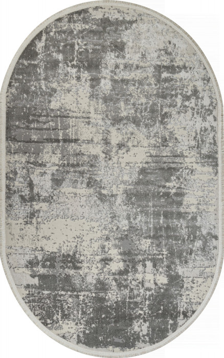 Ковер 26925A - GRY / GRY - Овал - коллекция MARMARIS