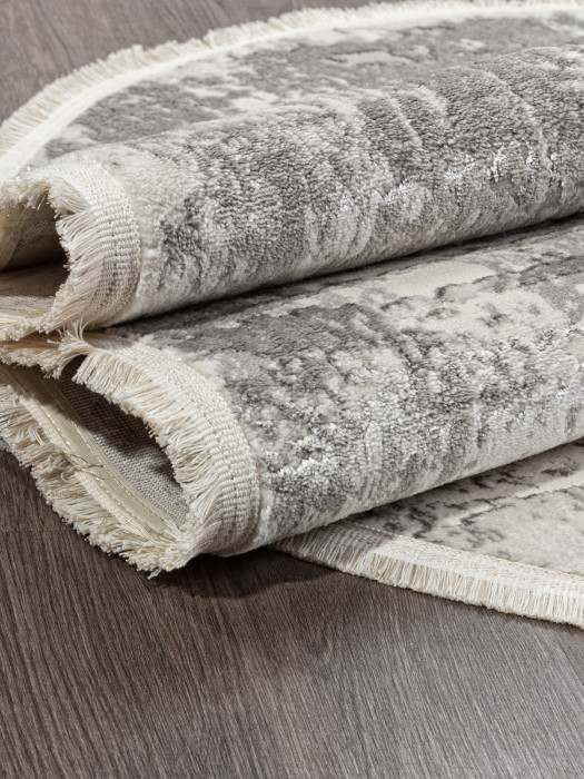 Ковер 26925A - GRY / GRY - Овал - коллекция MARMARIS