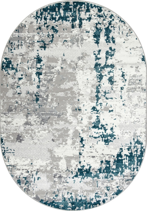 Ковер F282 - GRAY - Овал - коллекция PALERMO