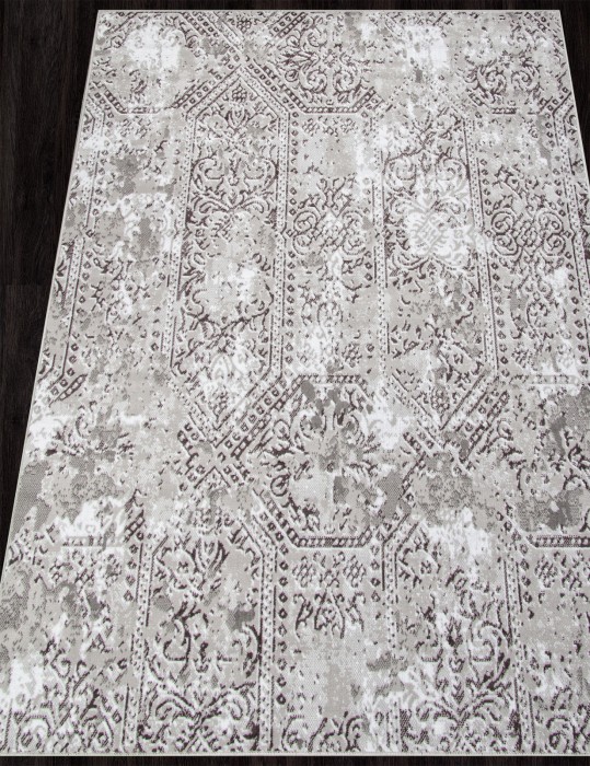 Ковер F390 - GRAY - Прямоугольник - коллекция SILVER