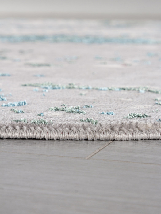 Ковер F477 - GRAY-BLUE - Овал - коллекция LIMAN