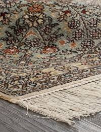 Ковер TIBET SILK & SILK ( ТИБЕТ СИЛК ЭНД СИЛК ) S-02 - СREAM / BLUE