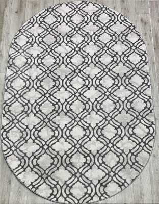 Ковер 36901J oval GREY / GREY