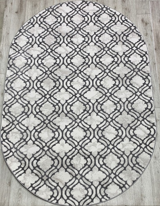 Ковер 36901J oval GREY / GREY