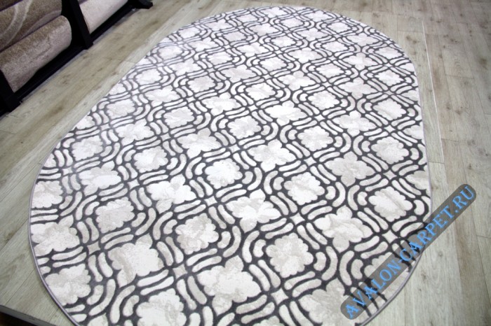Ковер 36901J oval GREY / GREY