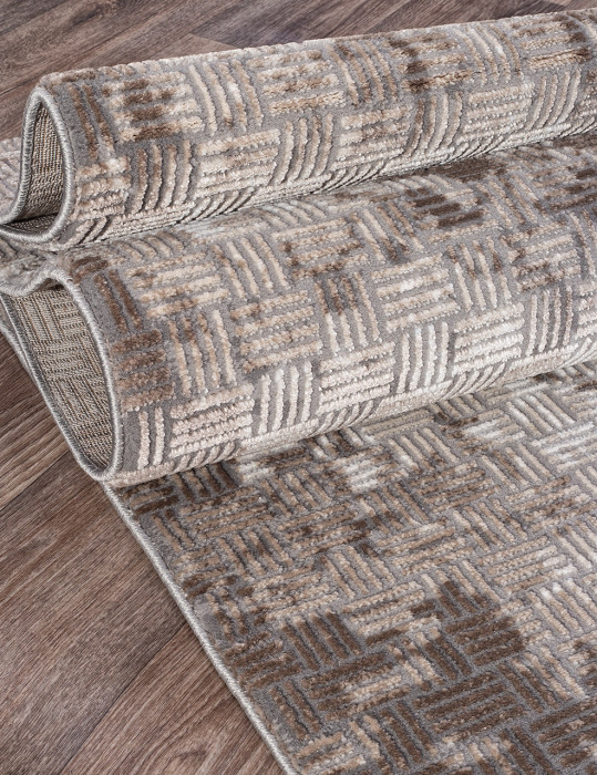Ковер 04054C - GREY / BROWN - Прямоугольник - коллекция ARMINA