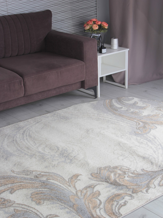 Ковер D754 - BEIGE 2 - Овал - коллекция TORNADO