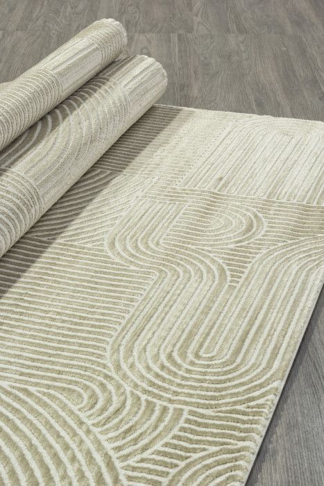 Ковер E508AK - D.BEIGE / BEIGE - Прямоугольник - коллекция SIROCCO