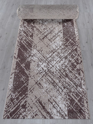 Ковер F391 - GRAY - Дорожка - коллекция SILVER