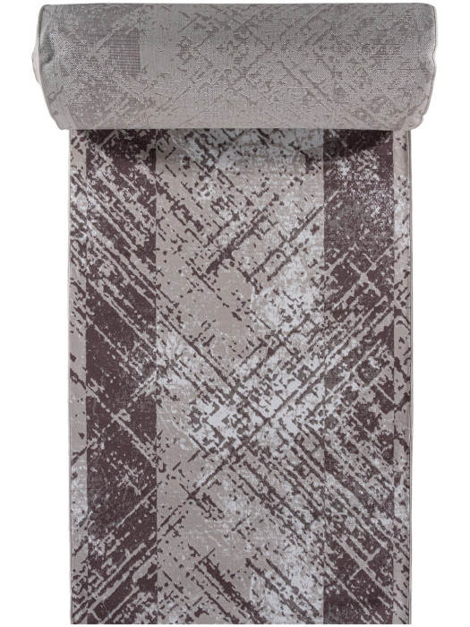 Ковер F391 - GRAY - Дорожка - коллекция SILVER