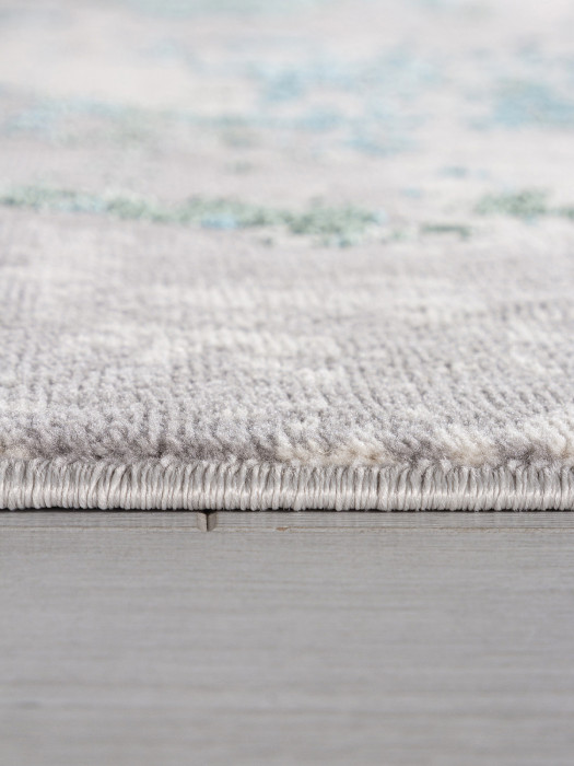 Ковер F477 - GRAY-BLUE - Прямоугольник - коллекция LIMAN