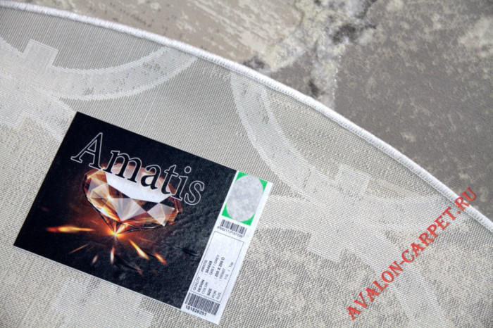 Ковер 36444B oval GREY / GREY