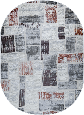 Ковер 38471A oval ROSE FLS / L.GREY