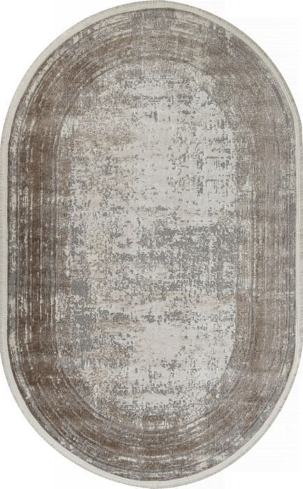 Ковер 26927A - GRY / D.BEIGE - Овал - коллекция MARMARIS