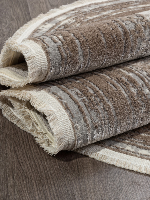 Ковер 26927A - GRY / D.BEIGE - Овал - коллекция MARMARIS