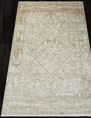 Ковер E709A7 - L.BEIGE / YELLOW - Прямоугольник - коллекция EMPEROS OLIMPOS