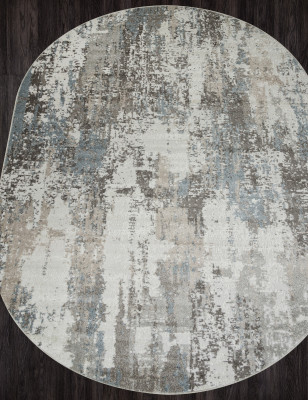 Ковер F229 - BEIGE-BLUE - Овал - коллекция NATUREL