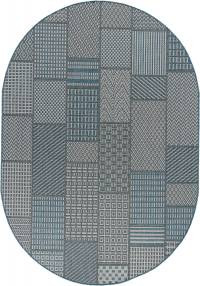 Ковер KAIR ( КАИР) S160 - BLUE ( Овал )