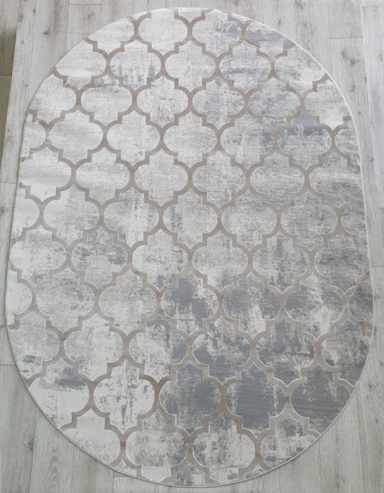 Ковер 36557A oval L.BEIGE / L.BEIGE