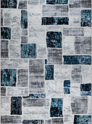 Ковер 38471A stan BLUE FLS / L.GREY