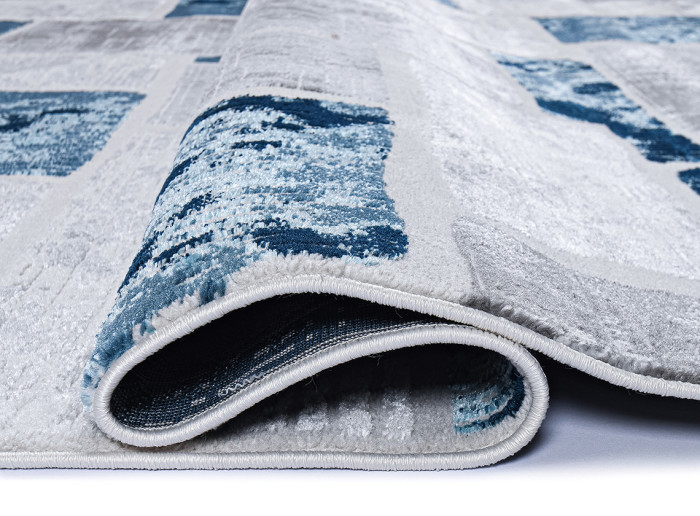 Ковер 38471A stan BLUE FLS / L.GREY